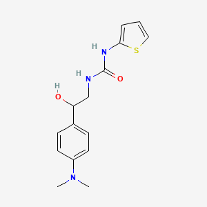 1-(2-(4-(Dimethylamino)phenyl)-2-hydroxyethyl)-3-(thiophen-2-yl)urea