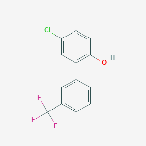 molecular formula C13H8ClF3O B2929819 4-Chloro-2-[3-(trifluoromethyl)phenyl]phenol CAS No. 178374-37-3