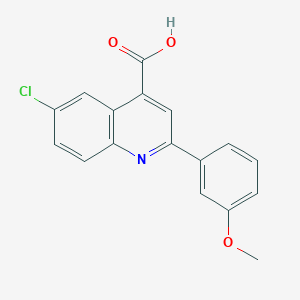 6-Chloro-2-(3-methoxyphenyl)quinoline-4-carboxylic acid