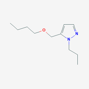 molecular formula C11H20N2O B2929833 5-(butoxymethyl)-1-propyl-1H-pyrazole CAS No. 1856023-13-6