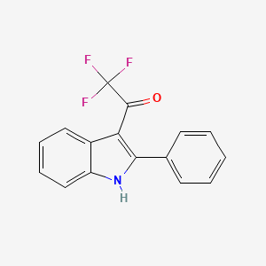 2,2,2-trifluoro-1-(2-phenyl-1H-indol-3-yl)-1-ethanone
