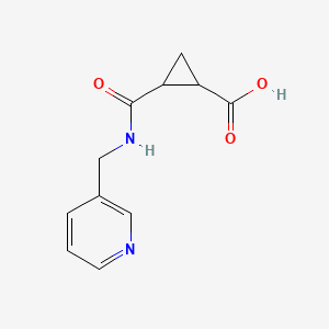 2-(pyridin-3-ylmethylcarbamoyl)cyclopropane-1-carboxylic Acid