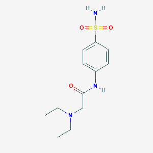 molecular formula C12H19N3O3S B292988 N-[4-(aminosulfonyl)phenyl]-2-(diethylamino)acetamide 