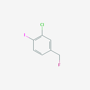2-Chloro-4-(fluoromethyl)-1-iodobenzene