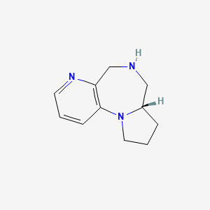 molecular formula C11H15N3 B2929905 (6S)-2,8,11-triazatricyclo[8.4.0.0,2,6]tetradeca-1(14),10,12-triene CAS No. 2137142-24-4