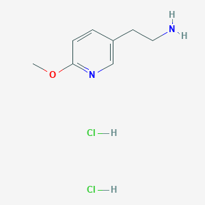 molecular formula C8H14Cl2N2O B2929940 6-甲氧基-3-吡啶乙胺 2HCl CAS No. 812639-28-4