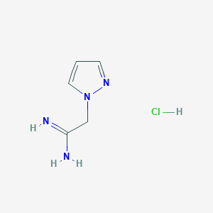2-(1H-pyrazol-1-yl)ethanimidamide hydrochloride