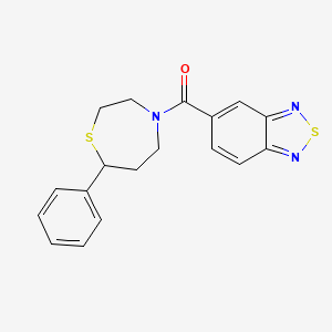 Benzo[c][1,2,5]thiadiazol-5-yl(7-phenyl-1,4-thiazepan-4-yl)methanone