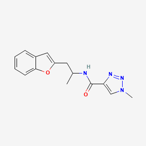 N-(1-(benzofuran-2-yl)propan-2-yl)-1-methyl-1H-1,2,3-triazole-4-carboxamide