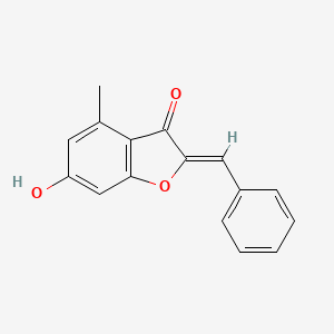 6-Hydroxy-4-methyl-2-(phenylmethylene)benzo[b]furan-3-one