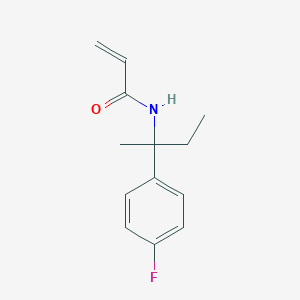 N-[2-(4-Fluorophenyl)butan-2-yl]prop-2-enamide