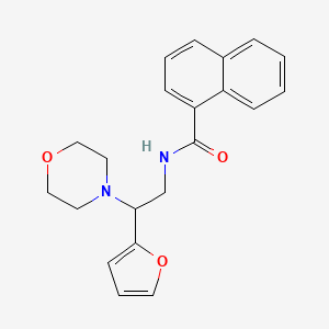 N-(2-(furan-2-yl)-2-morpholinoethyl)-1-naphthamide