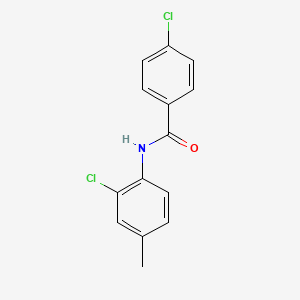 molecular formula C14H11Cl2NO B2930128 4-chloro-N-(2-chloro-4-methylphenyl)benzamide CAS No. 872096-40-7