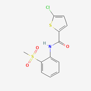 5-chloro-N-(2-(methylsulfonyl)phenyl)thiophene-2-carboxamide