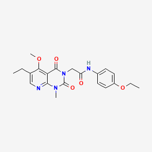 N-(4-ethoxyphenyl)-2-(6-ethyl-5-methoxy-1-methyl-2,4-dioxo-1,2-dihydropyrido[2,3-d]pyrimidin-3(4H)-yl)acetamide