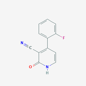 4-(2-Fluorophenyl)-2-oxo-1,2-dihydropyridine-3-carbonitrile