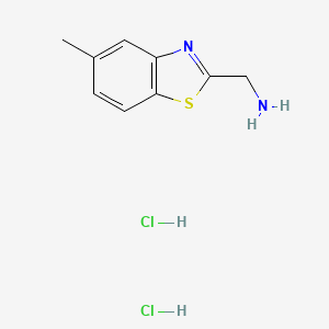 (5-Methyl-1,3-benzothiazol-2-yl)methanamine dihydrochloride