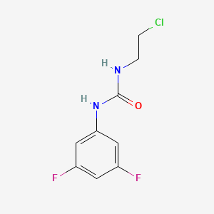 molecular formula C9H9ClF2N2O B2930378 1-(2-氯乙基)-3-(3,5-二氟苯基)脲 CAS No. 2169031-53-0