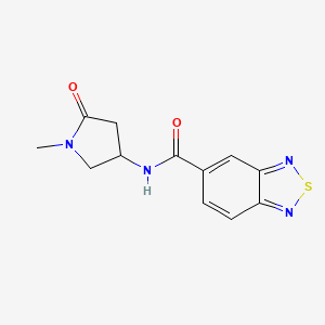 N-(1-methyl-5-oxopyrrolidin-3-yl)benzo[c][1,2,5]thiadiazole-5-carboxamide