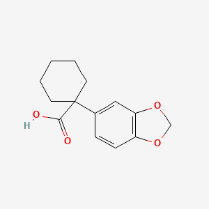 1-(2H-1,3-benzodioxol-5-yl)cyclohexane-1-carboxylic acid