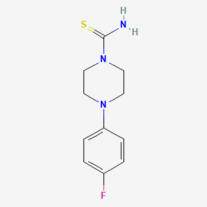 molecular formula C11H14FN3S B2930445 4-(4-Fluorophenyl)piperazine-1-carbothioamide CAS No. 25565-70-2