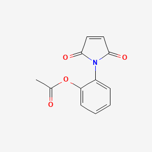 molecular formula C12H9NO4 B2930449 2-(2,5-dioxo-2,5-dihydro-1H-pyrrol-1-yl)phenyl acetate CAS No. 20627-81-0