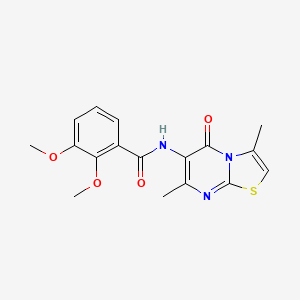 N-(3,7-dimethyl-5-oxo-5H-thiazolo[3,2-a]pyrimidin-6-yl)-2,3-dimethoxybenzamide