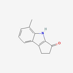 molecular formula C12H11NO B2930451 5-methyl-1,2-dihydrocyclopenta[b]indol-3(4H)-one CAS No. 441067-86-3