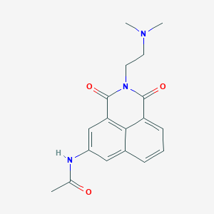 molecular formula C18H19N3O3 B029305 N-乙酰阿莫那非 CAS No. 69409-02-5