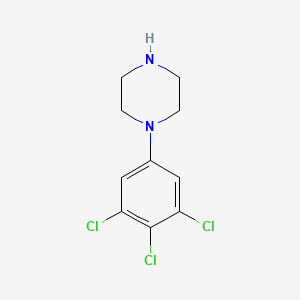 molecular formula C10H11Cl3N2 B2930501 1-(3,4,5-Trichlorophenyl)piperazine CAS No. 67305-64-0