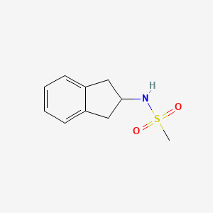 molecular formula C10H13NO2S B2930514 N-(2,3-二氢-1H-茚-2-基)甲磺酰胺 CAS No. 1560653-33-9