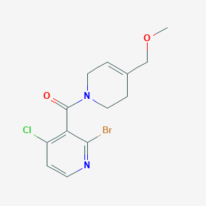 (2-Bromo-4-chloropyridin-3-yl)-[4-(methoxymethyl)-3,6-dihydro-2H-pyridin-1-yl]methanone