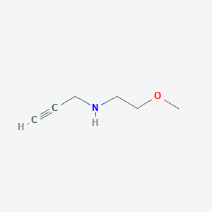 molecular formula C6H11NO B2930532 (2-甲氧基乙基)(丙-2-炔-1-基)胺 CAS No. 1020931-60-5