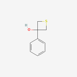 molecular formula C9H10OS B2930561 3-Phenylthietan-3-OL CAS No. 66982-46-5