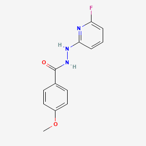 N'-(6-fluoropyridin-2-yl)-4-methoxybenzohydrazide
