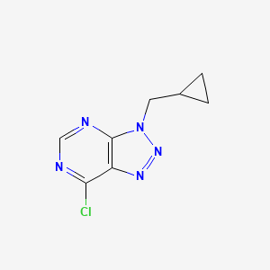 7-chloro-3-(cyclopropylmethyl)-3H-[1,2,3]triazolo[4,5-d]pyrimidine