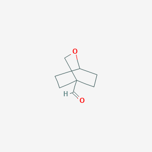 molecular formula C8H12O2 B2930605 2-Oxabicyclo[2.2.2]octane-4-carbaldehyde CAS No. 1212021-23-2