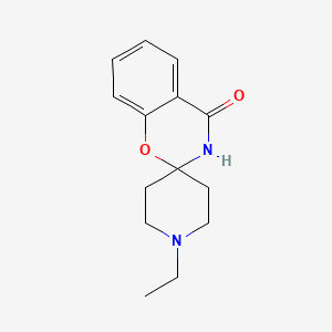 molecular formula C14H18N2O2 B2930607 1'-乙基螺[1,3-苯并恶嗪-2,4'-哌啶]-4(3H)-酮 CAS No. 883047-33-4