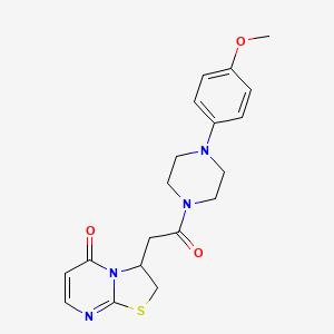 3-(2-(4-(4-methoxyphenyl)piperazin-1-yl)-2-oxoethyl)-2H-thiazolo[3,2-a]pyrimidin-5(3H)-one