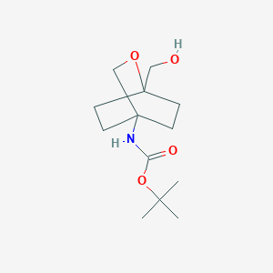 tert-butyl N-[1-(hydroxymethyl)-2-oxabicyclo[2.2.2]octan-4-yl]carbamate