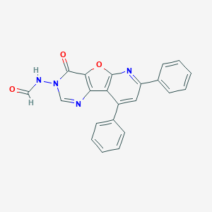 4-oxo-7,9-diphenylpyrido[3',2':4,5]furo[3,2-d]pyrimidin-3(4H)-ylformamide