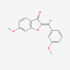 (Z)-6-methoxy-2-(3-methoxybenzylidene)benzofuran-3(2H)-one