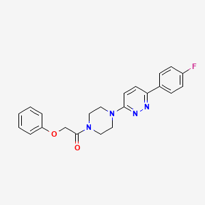 1-(4-(6-(4-Fluorophenyl)pyridazin-3-yl)piperazin-1-yl)-2-phenoxyethanone