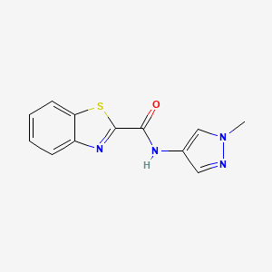 N-(1-methyl-1H-pyrazol-4-yl)benzo[d]thiazole-2-carboxamide