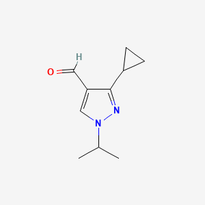 3-Cyclopropyl-1-isopropyl-1H-pyrazole-4-carbaldehyde