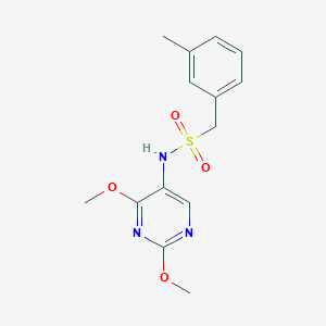 N-(2,4-dimethoxypyrimidin-5-yl)-1-(3-methylphenyl)methanesulfonamide