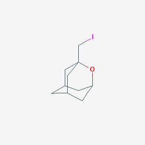 molecular formula C10H15IO B2930719 1-(Iodomethyl)-2-oxatricyclo[3.3.1.13,7]decane CAS No. 2287322-54-5