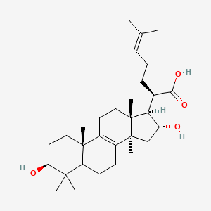 molecular formula C31H50O3 B2930732 16 alpha-Hydroxytrametenolic acid CAS No. 176390-68-4