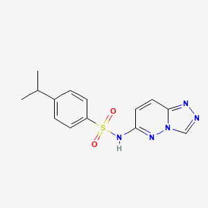 4-isopropyl-N-[1,2,4]triazolo[4,3-b]pyridazin-6-ylbenzenesulfonamide