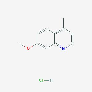 molecular formula C11H12ClNO B2930741 7-Methoxy-4-methylquinoline hydrochloride CAS No. 1807542-80-8